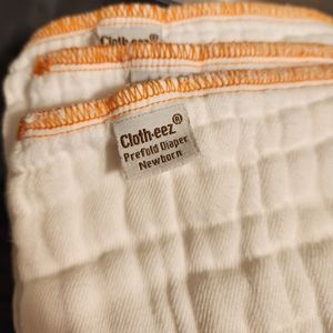 Green Mountain Cloth-eez Cotton Prefold Newborn Cloth Diaper